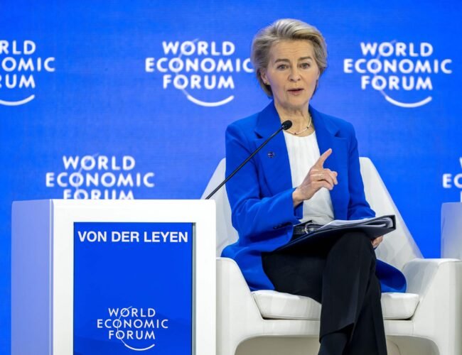 Von der Leyen tiende la mano de la UE a Trump, pero sin marginar a China: «Seremos pragmáticos. Europa debe cambiar su forma de actuar más allá de bloques y tabúes»