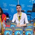 Pablo García presentó Meteoman en Sant Jordi 2025 en la parada de Editorial Letrame