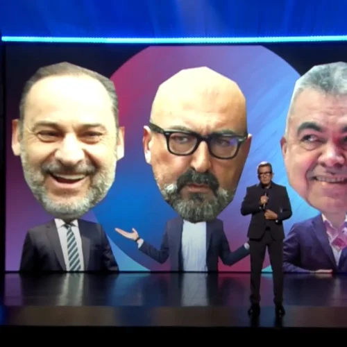 Buenafuente parodia el caso Koldo con 'La mordidita': &quot;Mejor que Sánchez tenga hambre, se va a comer un marrón&quot;