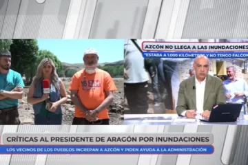 Los vecinos de Aragón, indignados con las autoridades: &quot;No han aprendido nada de Valencia&quot;