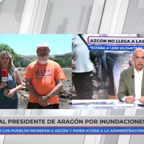 Los vecinos de Aragón, indignados con las autoridades: &quot;No han aprendido nada de Valencia&quot;