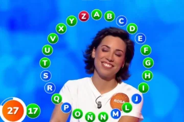 Un fallo de Rosa en la última letra de ‘El Rosco’ hace que caiga derrotada en ‘Pasapalabra’
