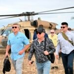 El enviado especial de Trump visita el centro de reparto de comida en la Franja de Gaza