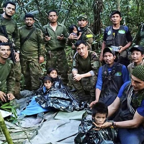 La dura historia oculta de los niños que sobrevivieron 40 días en la selva colombiana