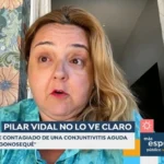 Pilar Vidal explica el motivo de su ausencia en televisión: «Me he contagiado de una conjuntivitis aguda ‘faringeonosequé'»