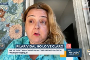 Pilar Vidal explica el motivo de su ausencia en televisión: «Me he contagiado de una conjuntivitis aguda ‘faringeonosequé'»