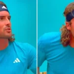 Tsitsipas estalla contra su padre durante su momento más crítico en el Mutua Madrid Open: «Pedazo de bastardo, vete a la mierda»