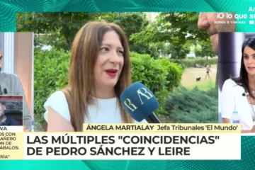 Leire Díez apunta a María Jesús Montero y Antonio Hernando: «Si caigo, no voy a caer sola»