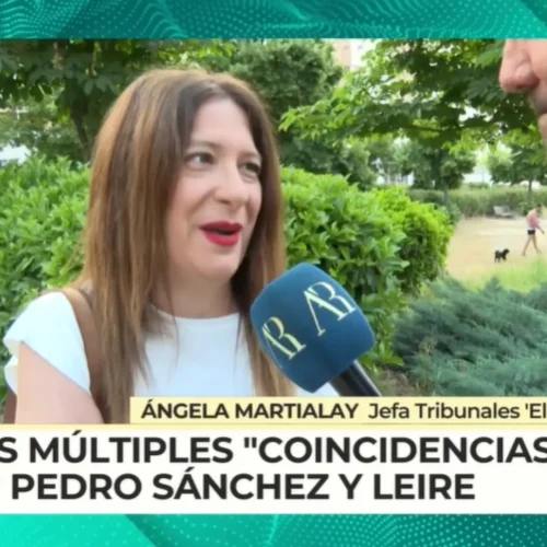 Leire Díez apunta a María Jesús Montero y Antonio Hernando: «Si caigo, no voy a caer sola»