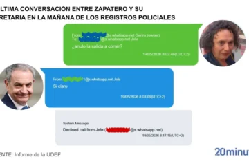 La última conversación entre Zapatero y Gertrudis 14 minutos antes del registro a su despacho: «¿Anulo la salida a correr?»