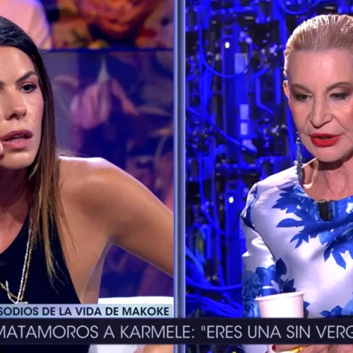 El tenso cara a cara de Laura Matamoros y Karmele Marchante: «Eres una sinvergüenza»