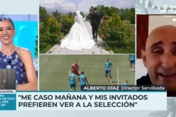 Un organizador de bodas, sobre la coincidencia con el partido de cuartos de final de la Selección: «Se instalan pantallas»
