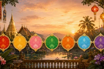 ¿Sabías que en Tailandia existe la tradición de asociar cada día de la semana a un color?