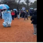 La lluvia agua la fiesta previa a la final en la ‘fan zone’ de Buenos Aires