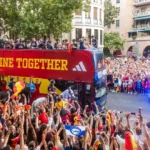 Celebración del Mundial de España, en directo: recorrido de la rúa por las calles de Madrid y llegada de la selección a Cibeles