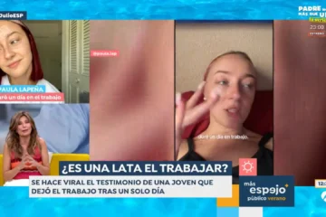 Paula, la joven que ha dejado un trabajo solo un día después de probarlo: «Sentí que no era mi sitio y quiero abrir mi abanico»
