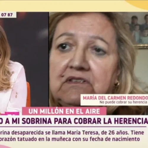 Una mujer busca a su sobrina desaparecida para cobrar una herencia de un millón de euros: «Queremos saber cómo está»