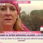 El angustioso testimonio de una vecina de El Tiemblo tras escapar del incendio: «Ni en las peores pesadillas me lo hubiese imaginado»