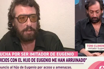 Toni Climent, imitador oficial de Eugenio, en guerra con el hijo del humorista: «Los juicios me han arruinado»