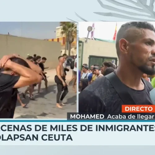 Mohamed, uno de los inmigrantes que ha llegado a Ceuta: «Prefiero jugarme la vida en el mar que vivir en Marruecos»