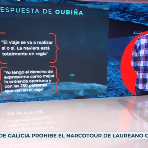 Laureano Oubiña, empeñado en su ‘Ruta del Narcotráfico’: «Tengo derecho a expresarme con las 250 personas del viaje»