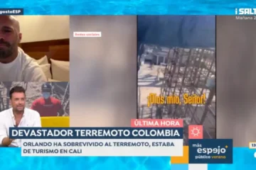 Orlando, de turismo en Colombia durante el terremoto: «Mi hotel quedó inservible y en cualquier momento se puede caer»