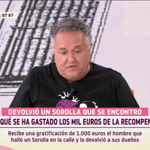 El hombre que devolvió el Sorolla perdido revela en qué se ha gastado los 1.000 euros de recompensa: «La cosa no está muy bien»