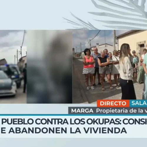 Los vecinos de un pueblo se unen contra una familia de okupas y los expulsan de la casa de una vecina: «Hay mucha suciedad»