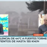 Un vecino de Alzira asiste en directo al desplome de la iglesia por culpa del temporal