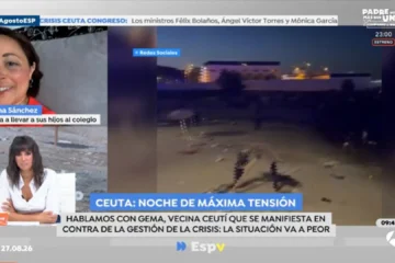 Gema, vecina de Ceuta, asegura que una ONG reparte espray pimienta entre los migrantes «para atacar a los militares»