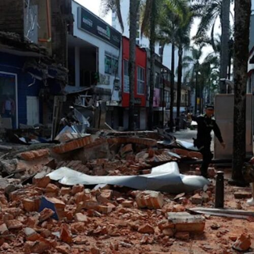 El relato de una Colombia «devastada» por el terremoto: «Sonó durísimo, sentimos como si hubiera caballos cabalgando debajo de casa»