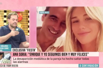 Ana Soria aclara los rumores de crisis con Enrique Ponce: «Estoy un poco cansada de todo esto»