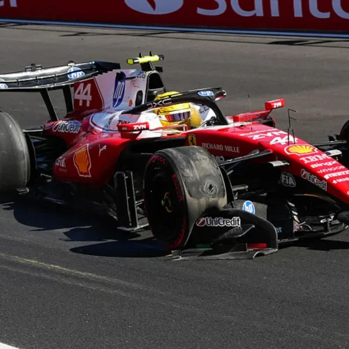 Kimi Antonelli, el más rápido en una última sesión de libres en Madring marcada por el choque de Lewis Hamilton