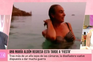 Ana María Aldón reaparece en televisión y aclara los motivos de su ausencia: «Me aislé porque lo necesitaba»