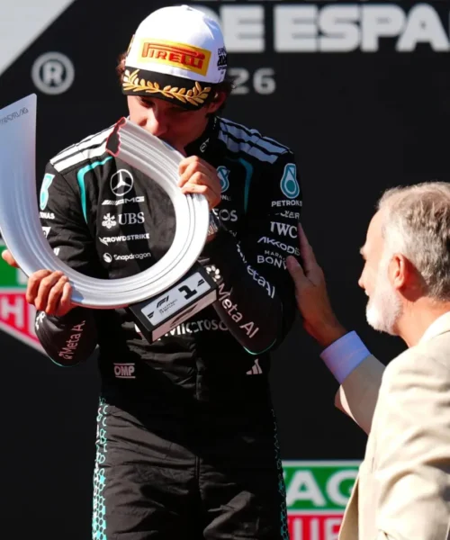 Antonelli entra en la historia del Madring en un día de tensión entre Alonso y Sainz