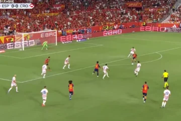 La obra de arte de España en un minuto: 26 pases, gol de Lamine Yamal y Croacia ni toca el balón