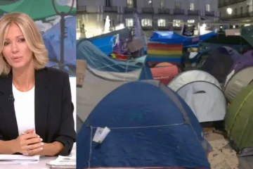 Una mujer de 58 años ocupa una de las tiendas de campaña de Sol para «dar un escarmiento» a los manifestantes
