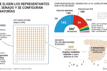 PP y Vox limitan su acuerdo en el Senado al reparto electoral: sin grupo propio para los de Abascal ni cesión de senadores