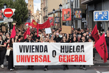 Las banderas rojas que se ven en las últimas protestas en las calles: qué significan y quién está detrás de ellas