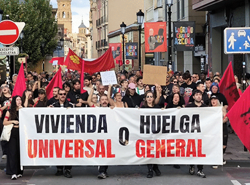 Las banderas rojas que se ven en las últimas protestas en las calles: qué significan y quién está detrás de ellas