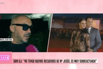 Dani DJ reaparece y carga contra María Jesús Ruiz: «Es muy sobreactuada y creo que el público ya la tiene calada»
