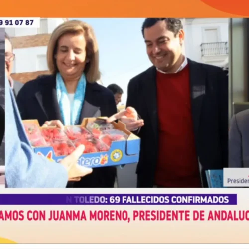 Juanma Moreno lamenta la muerte de Fátima Báñez en ‘Y ahora Sonsoles’: «Estamos muy tocados»